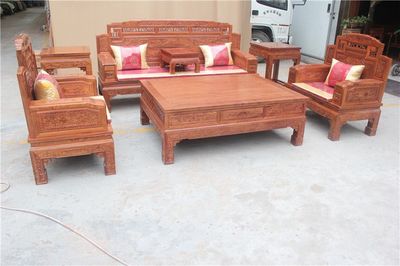 紅木家具沙發明清古典非洲花梨木實木客廳組合錦上添花沙發11件產品圖片,紅木家具沙發明清古典非洲花梨木實木客廳組合錦上添花沙發11件產品相冊 - 東陽市南馬卓瑞木工藝品廠