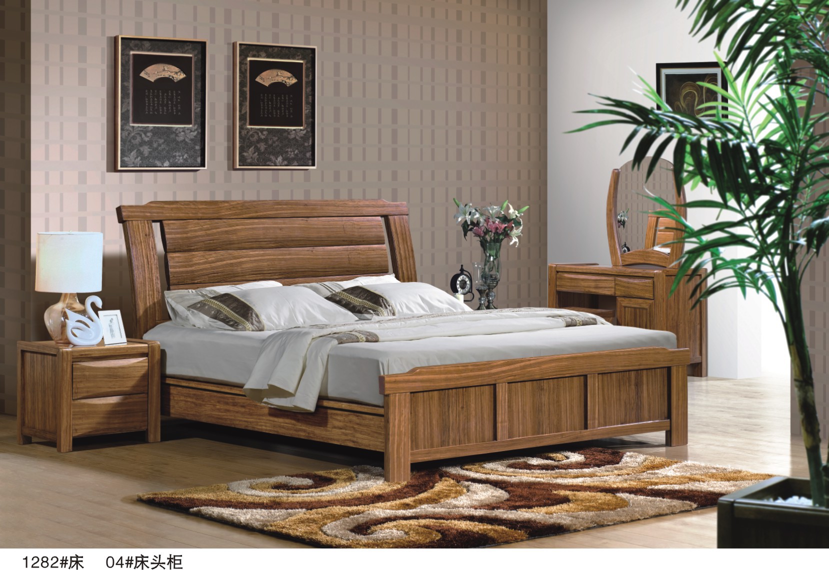 熱銷產品 非洲胡桃木套房家具 實木08#床頭柜批發-「成套家具」-馬可