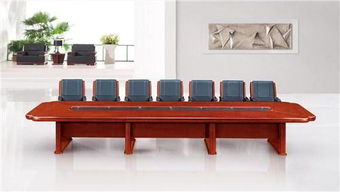 上海大型會議桌定做 上海實木會議桌圖片 凡威供