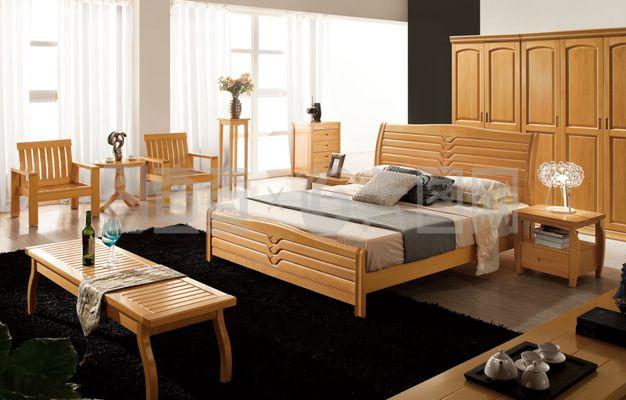 實木床 實木床背景圖