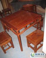 花梨木茶桌椅 實木餐桌椅 全套四座桌椅_家居家具_世界工廠網中國產品信息庫