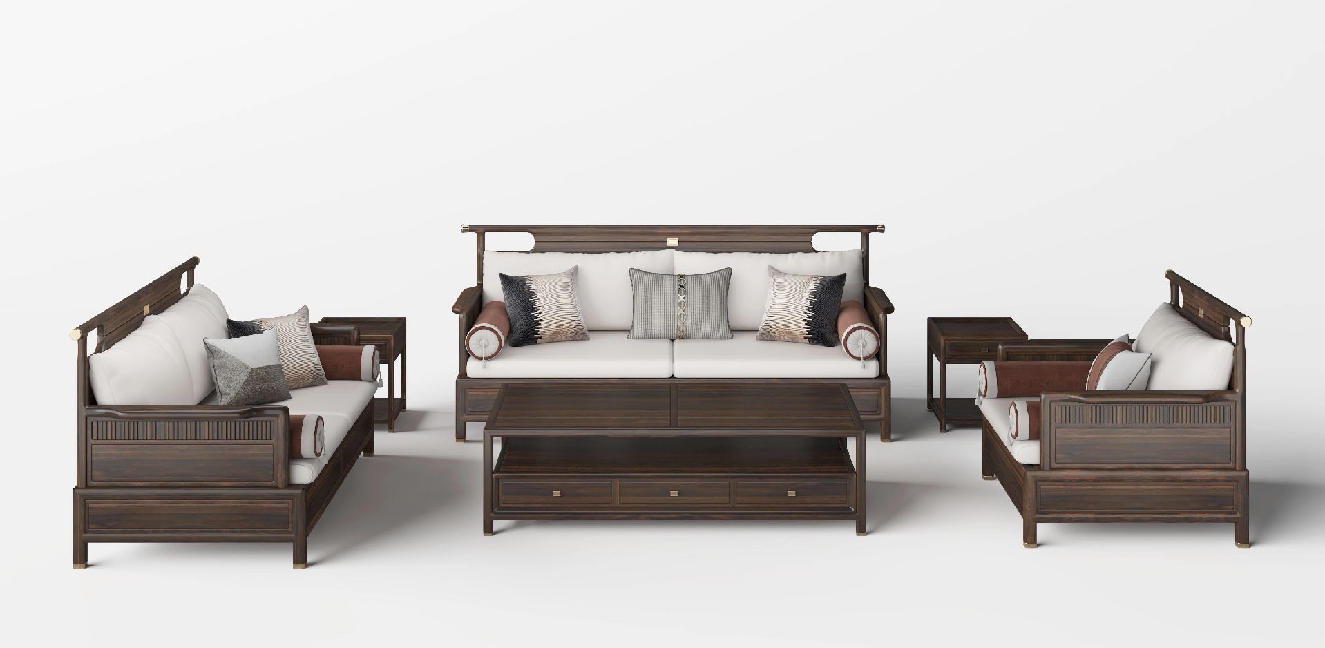 印尼黑酸枝新中式沙發-今日頭條